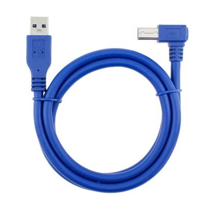 高速 5Gbps 90度 右角 USB 3.0 A 男性からUSB B型プリンターケーブル Epson HP