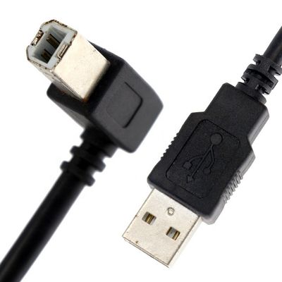 エプソンHP用のカスタム1M 1.5M 3M 90度右角USB 2.0プリンターヘッド電源延長ケーブル