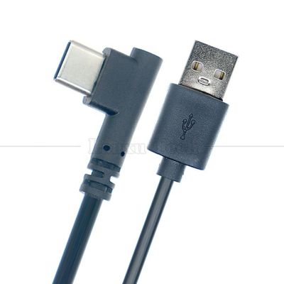 高品質の1M 2M 3M 5M 2A 24AWG 90度 右角USBタイプCケーブル 携帯タブレットカメラ