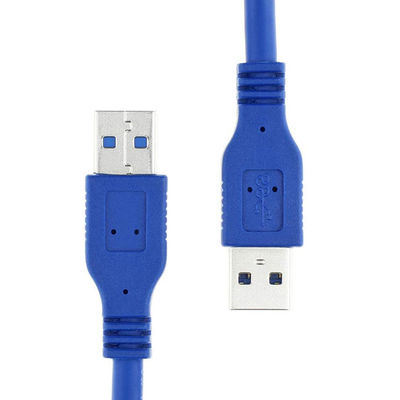 高速 5Gbps 1M 3M USB3.0 PC モデムプリンタ用の男性から男性へのUSB 3.0拡張データケーブル