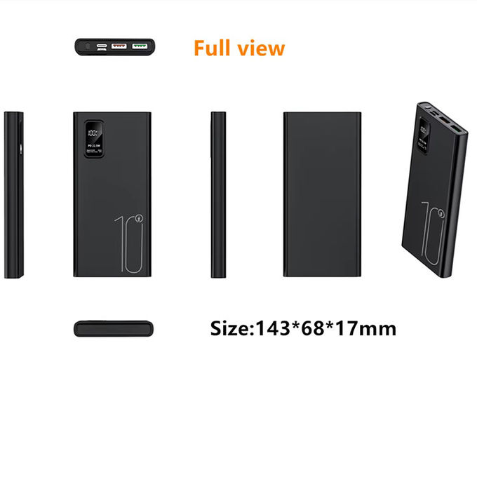屋外ポータブル 10000mah パワーバンク LEDディスプレイ PD QC3.0 22.5W 急速充電 スリム パワーバンク 10000mAh iPhone 15用のUSB-C充電器 8